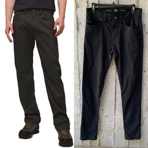 PrAna Brion Slim Pants II Men's Size 30x34 Hiking UPF Water-Repellent 5-pocket